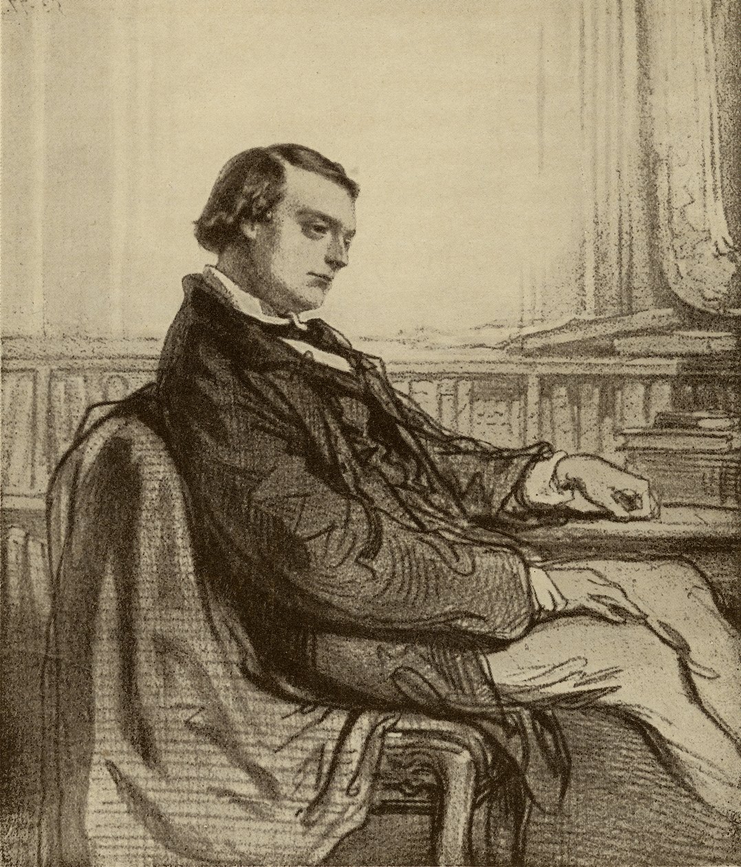 Theodore de Banville (1823-91) von French School