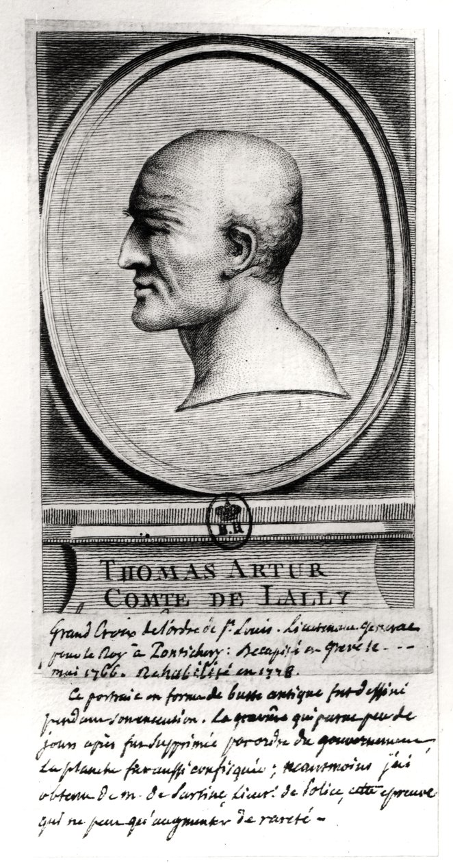 Thomas Arthur (1702-66) Comte de Lally, ca. 1766 von French School