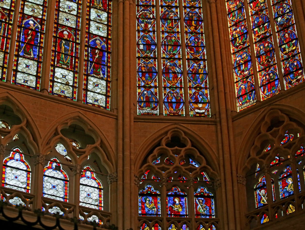 Nordseite des Ostendes des Chor-Obergadens von French School