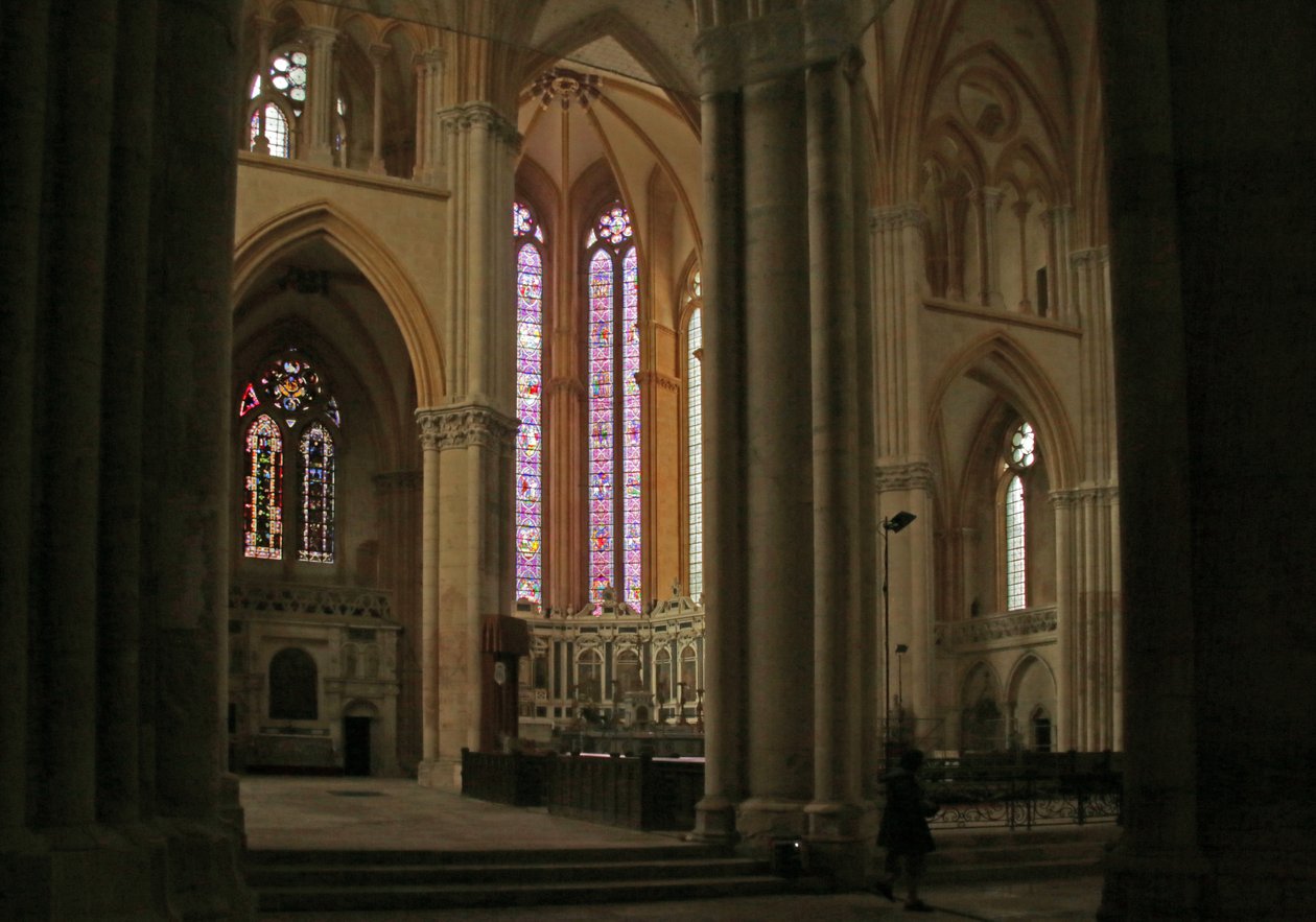 Ansicht des Querschiffs und des Ostendes von French School