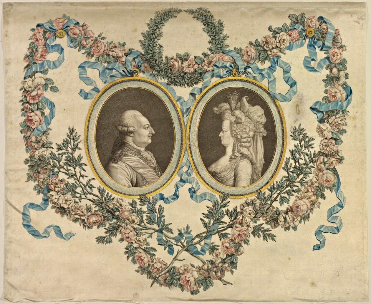 Ludwig XVI. und Marie-Antoinette von French 18th Century