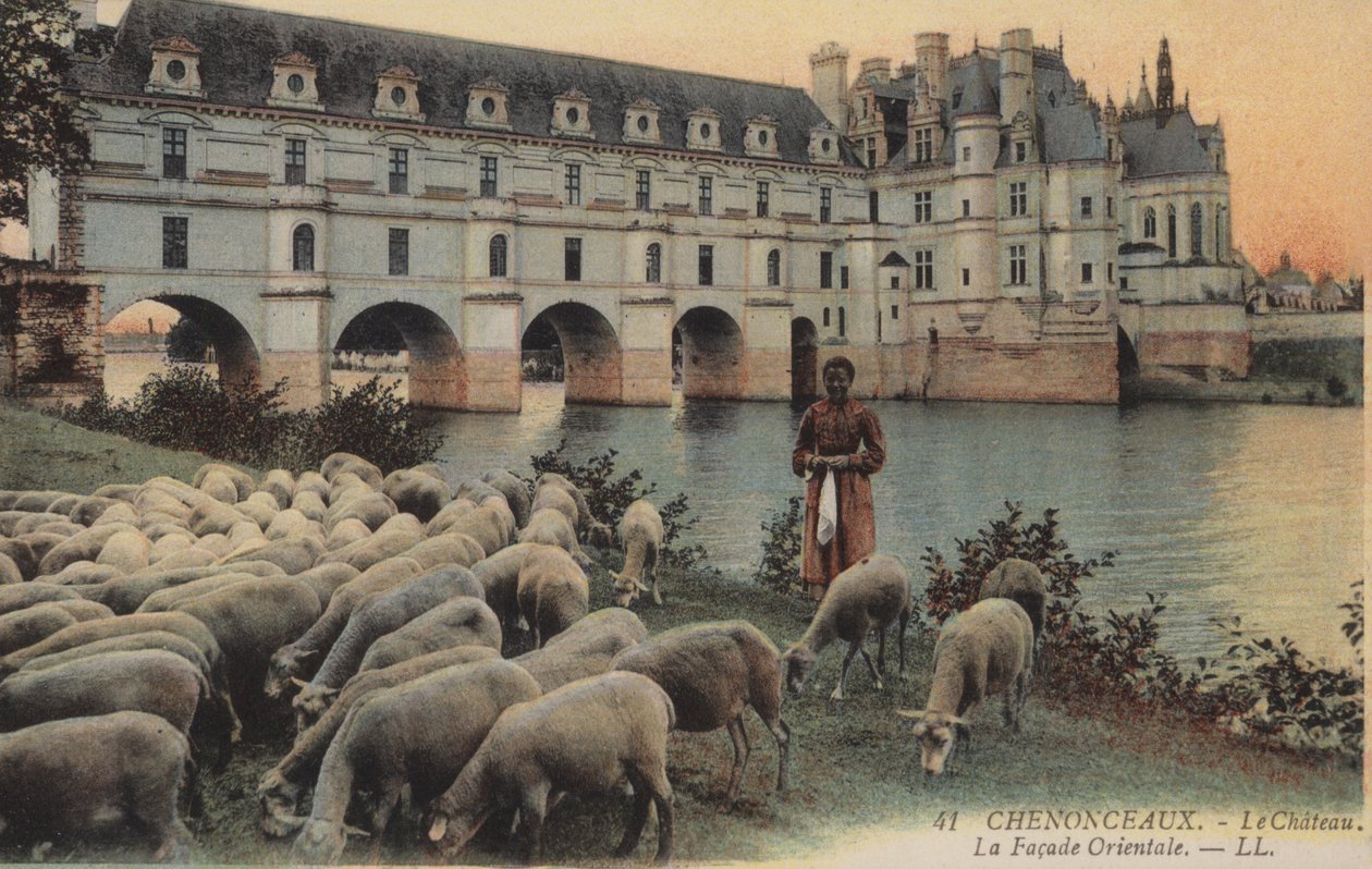 Chenonceaux, Château, Ostfassade von French Photographer