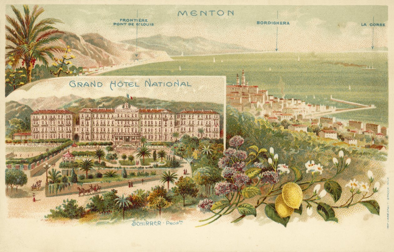 Grand Hotel National, Menton von French Photographer