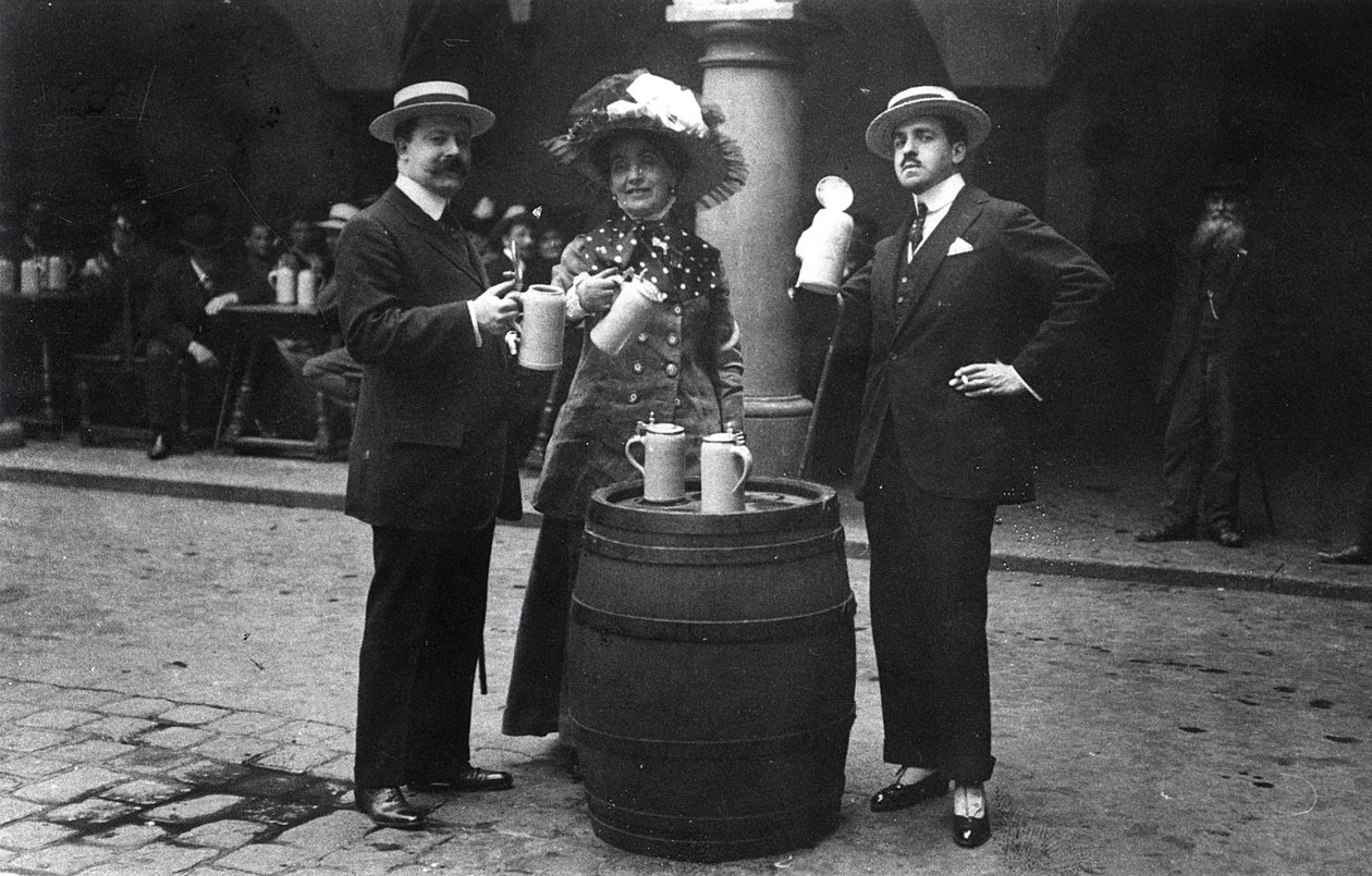 Madeleine Lemaire (1845-1928) und Reynaldo Hahn (1875-1947) von French Photographer