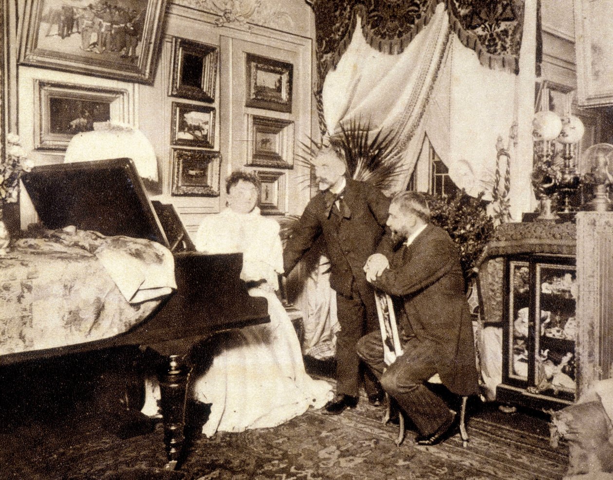 Mallarmé und Manet - Fotografie von French Photographer