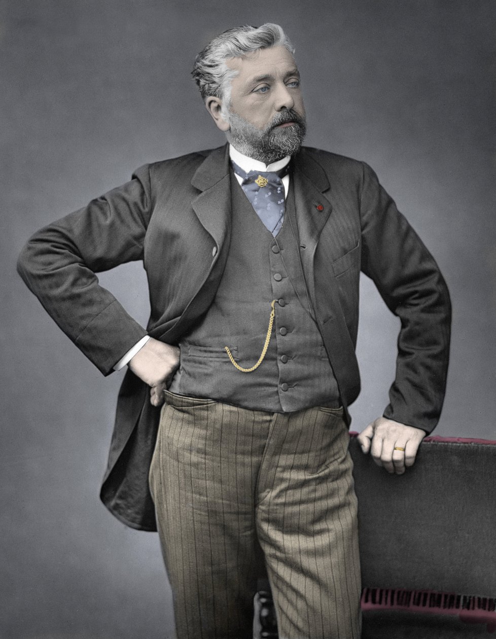 Porträt von Gustave Eiffel von French Photographer