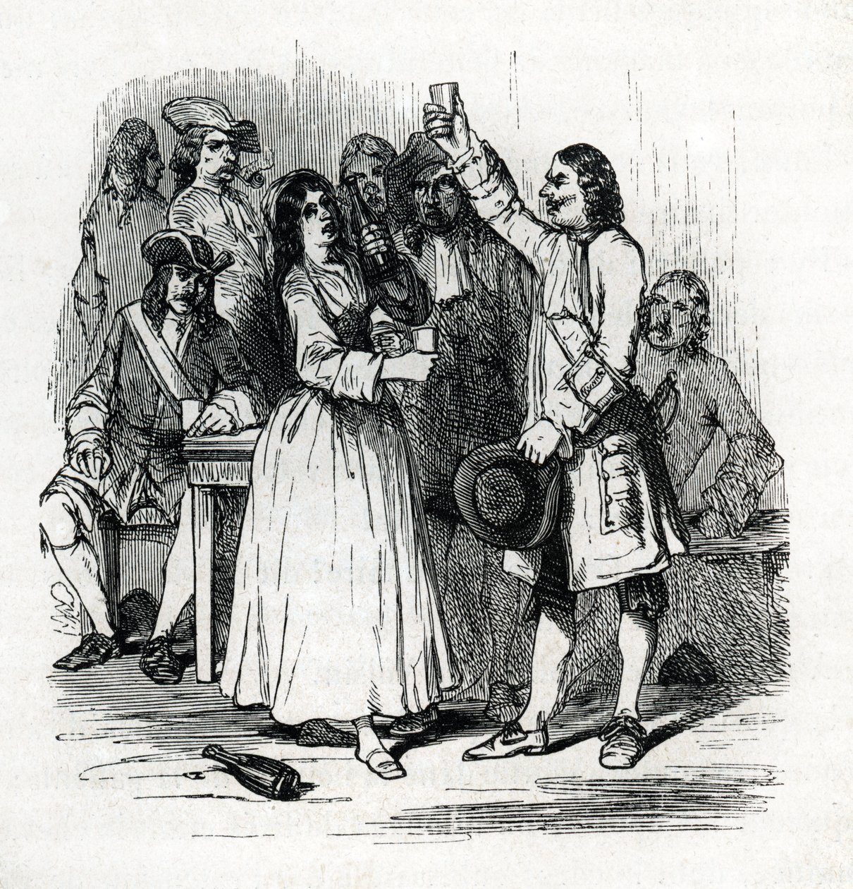 Affäre der Gifte (Gravur) 1846 von French School