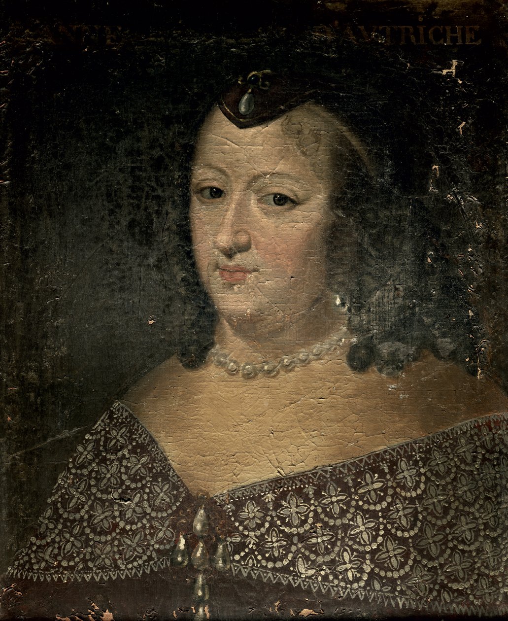 Anna von Österreich (1601-66) von French School