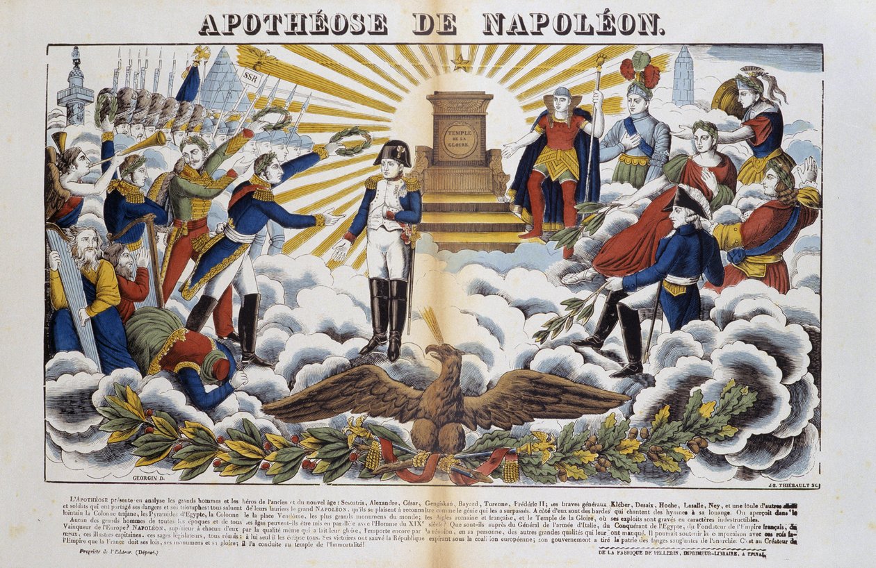 Apotheose von Napoleon-le-Grand Bonaparte (1769-1821) von French School