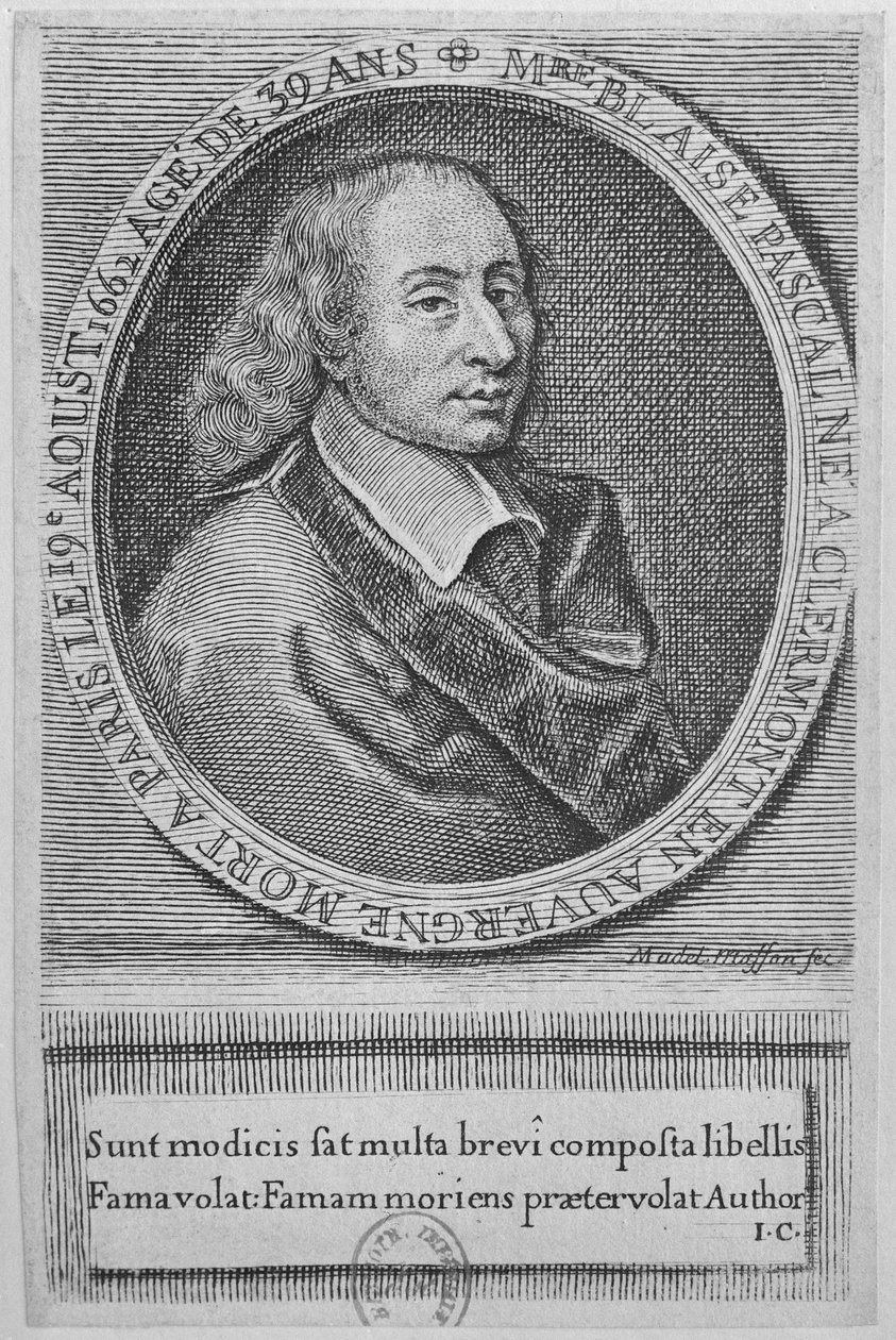 Blaise Pascal (1623-62) von French School