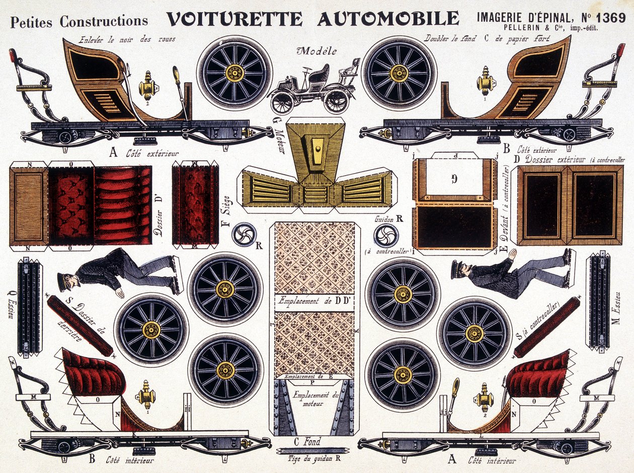 Autowagen: Kleine Konstruktionen. 19. Jahrhundert. von French School