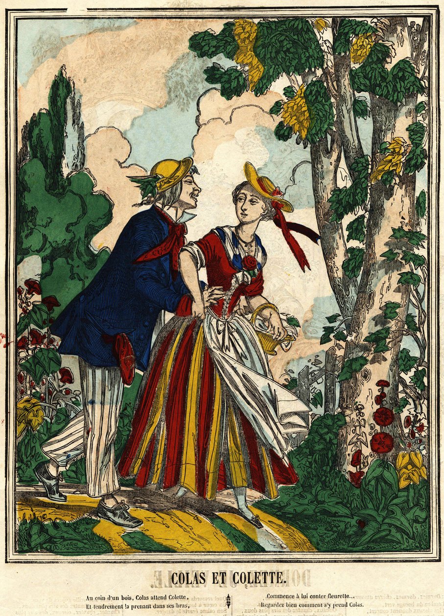 Colas und Colette (Bild von Epinal) von French School