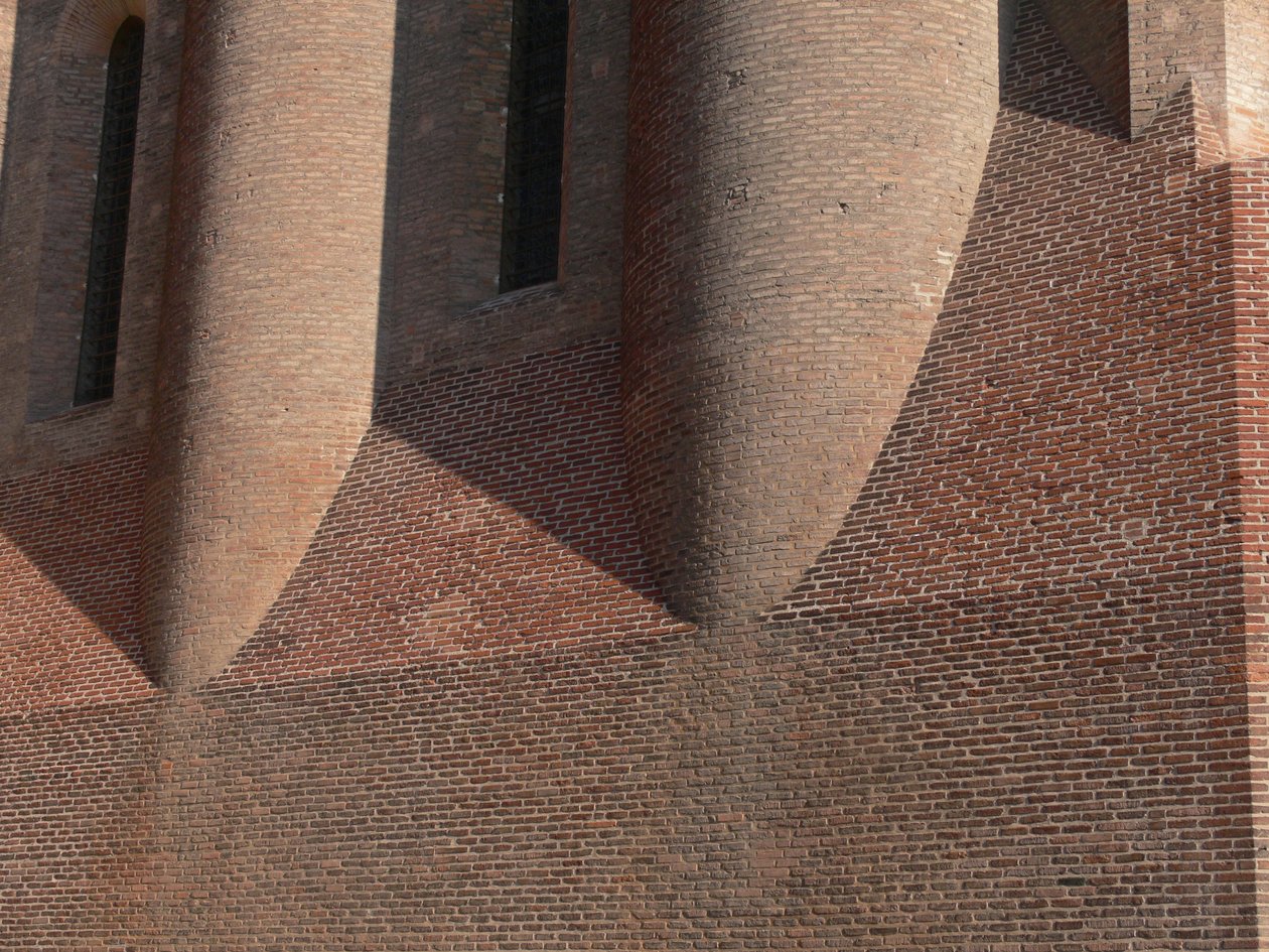 Detail des Mauerwerks (Detail) von French School