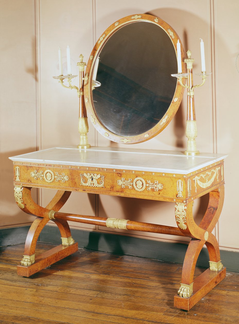 Frisiertisch, Erster Empire-Stil (Holz) von French School