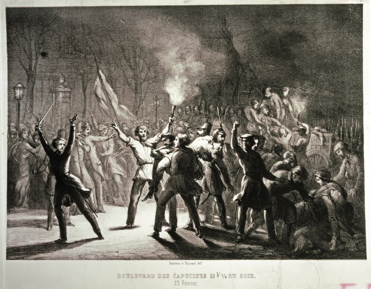 Februarrevolution 1848 von French School