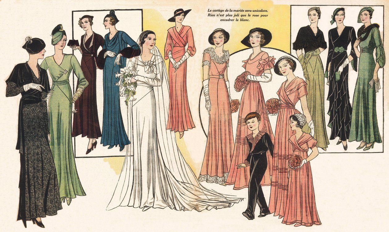 Französische Damenmode von French School