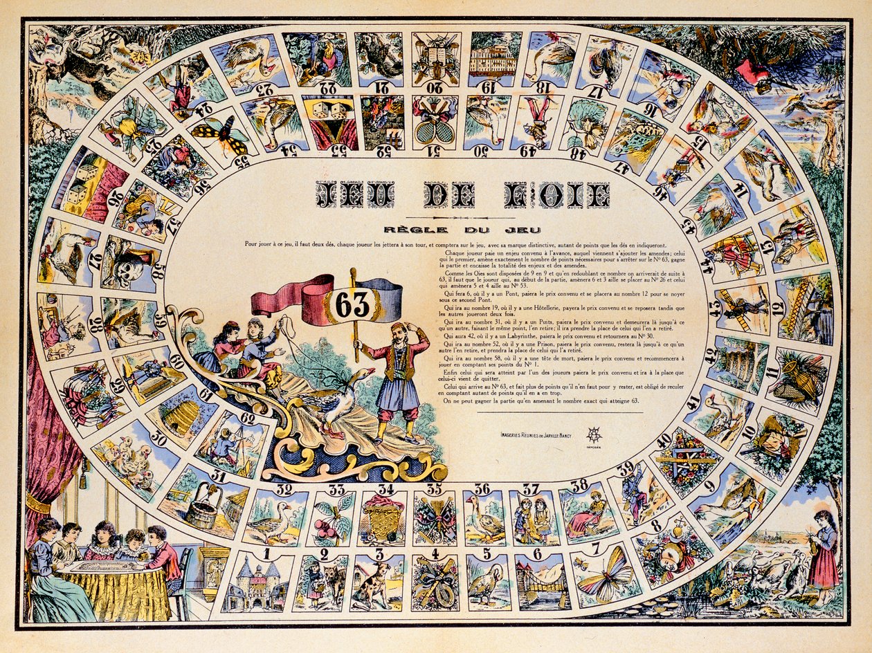 Gänsespiel von French School