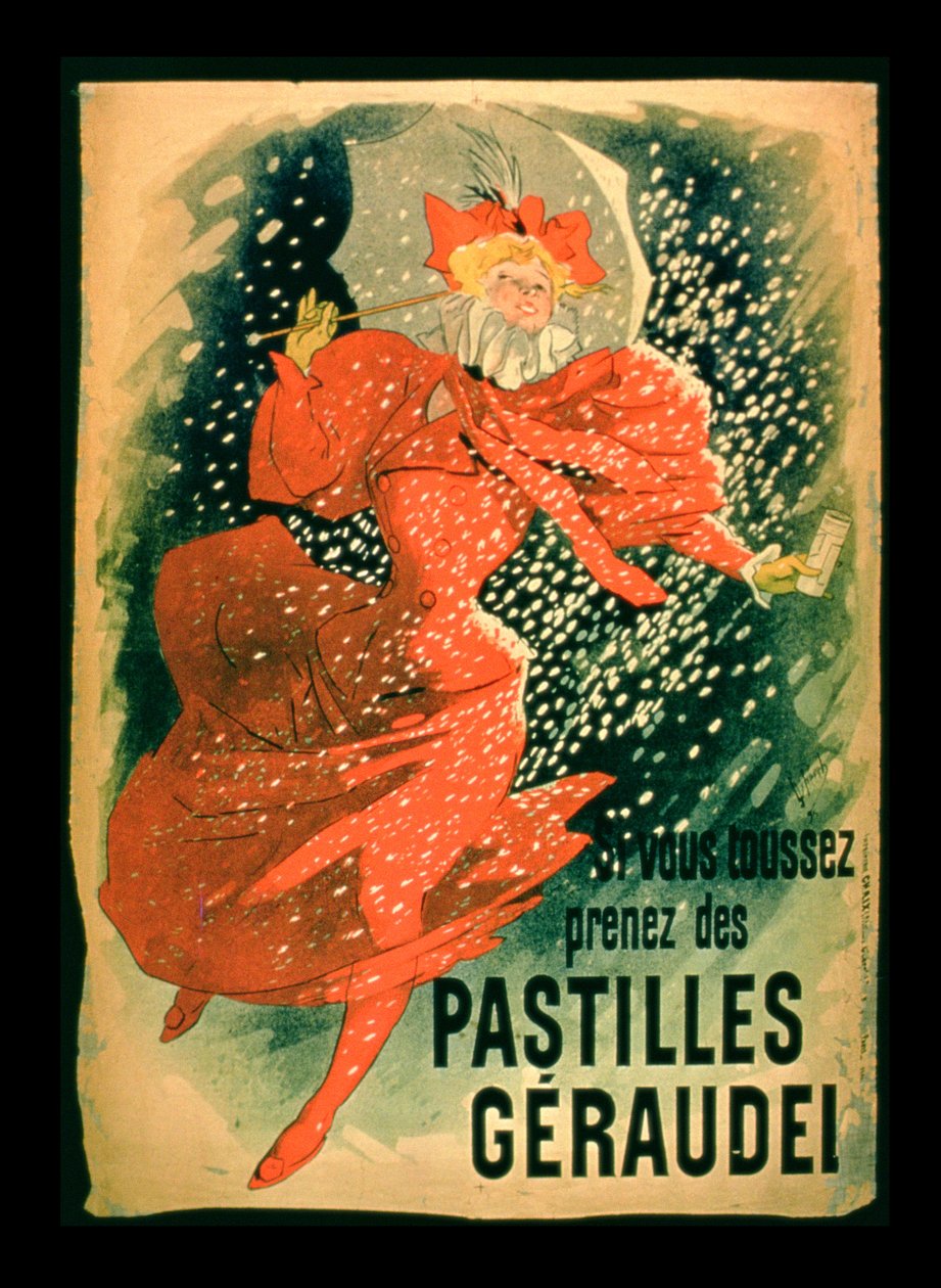 Wenn Sie husten, nehmen Sie Geraudel Pastillen von French School