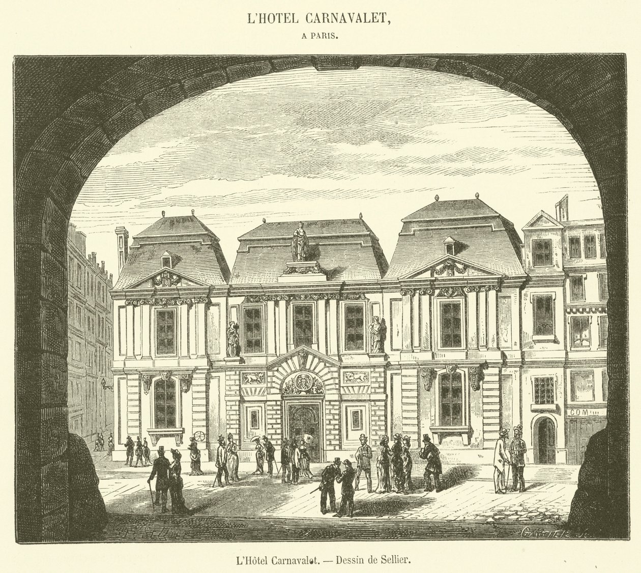 Das Hotel Carnavalet von French School