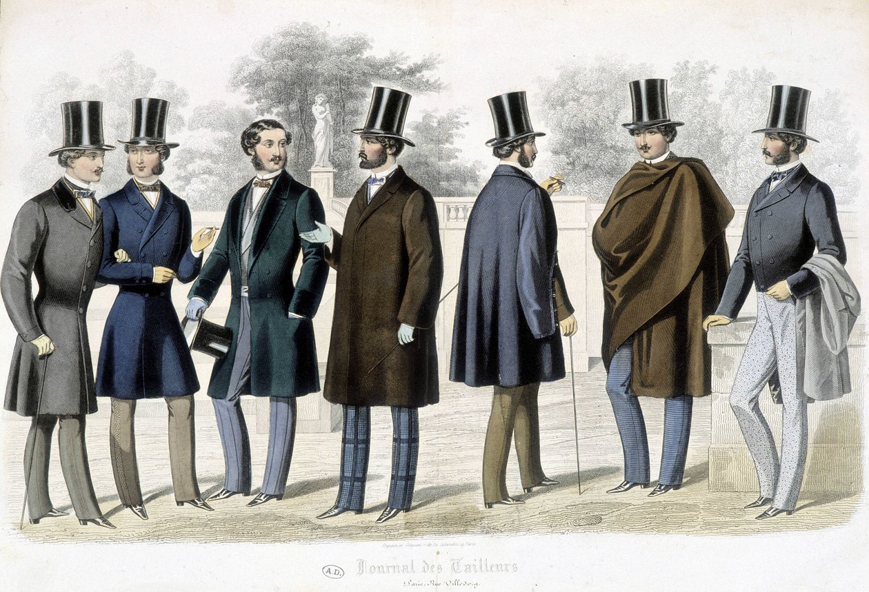Männermodelle, „Journal des tailors“ von French School