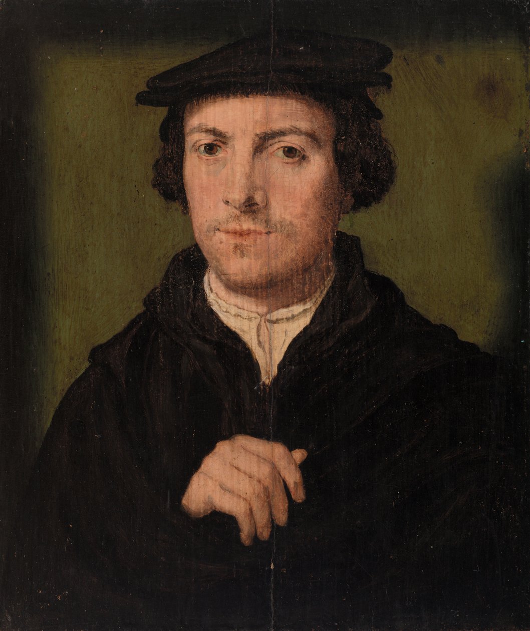 Mann mit Tam-O-Shanter von French School