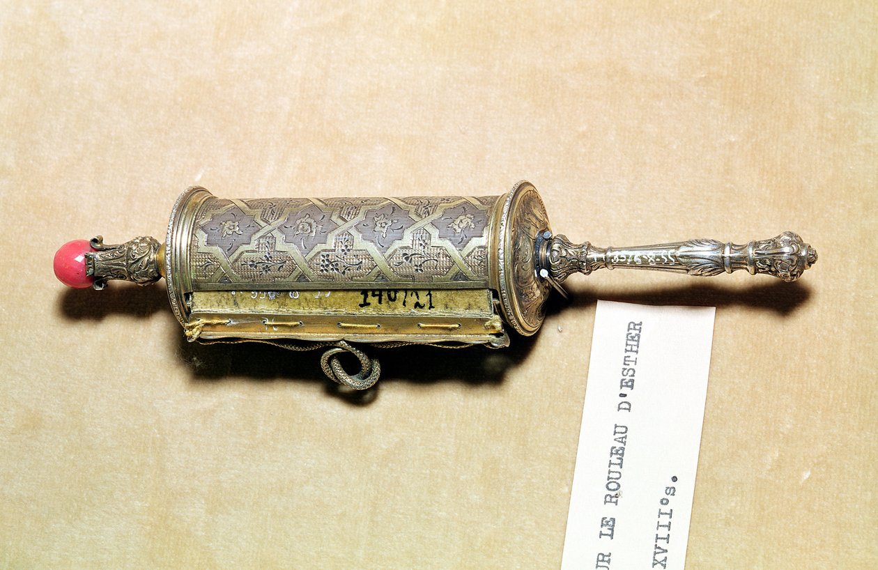 Megillah-Hülle, aus dem Elsass von French School