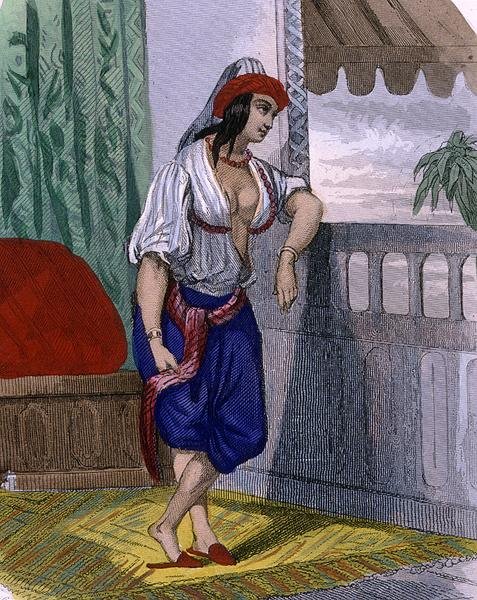 Maurische Frau, ca. 1840 von French School