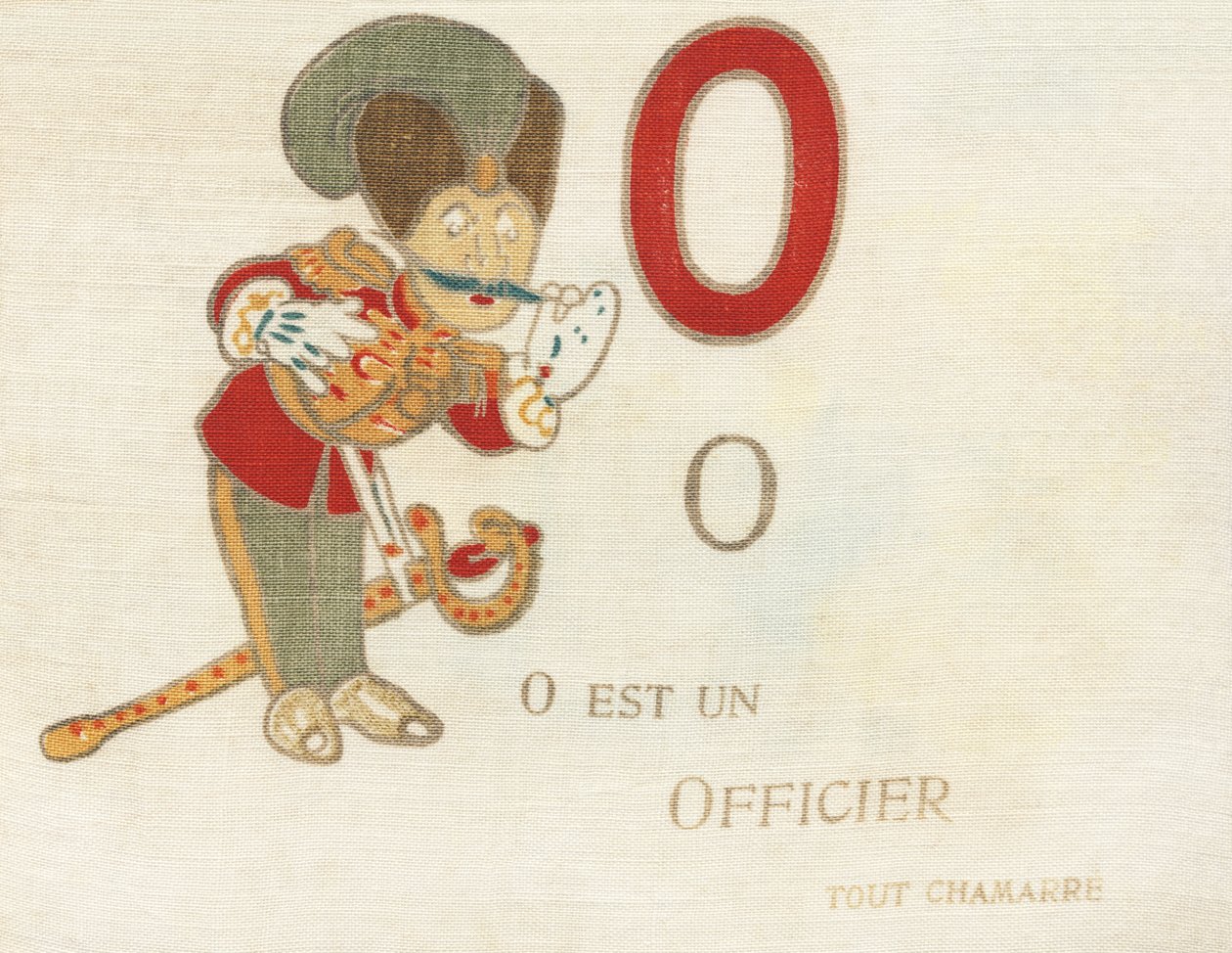 O ist ein Kampfoffizier. von French School