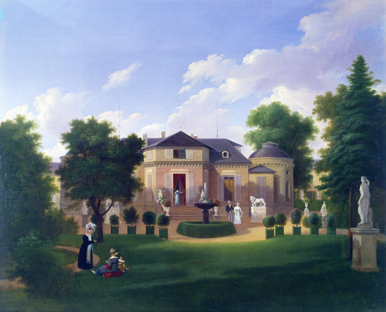 Pavillon der Folie-Beaujon in Paris, ca. 1830 von French School