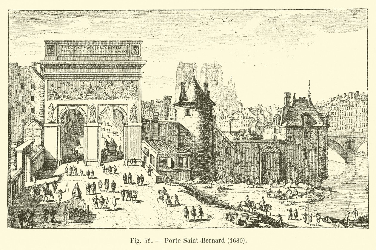 Porte Saint-Bernard, 1680 von French School