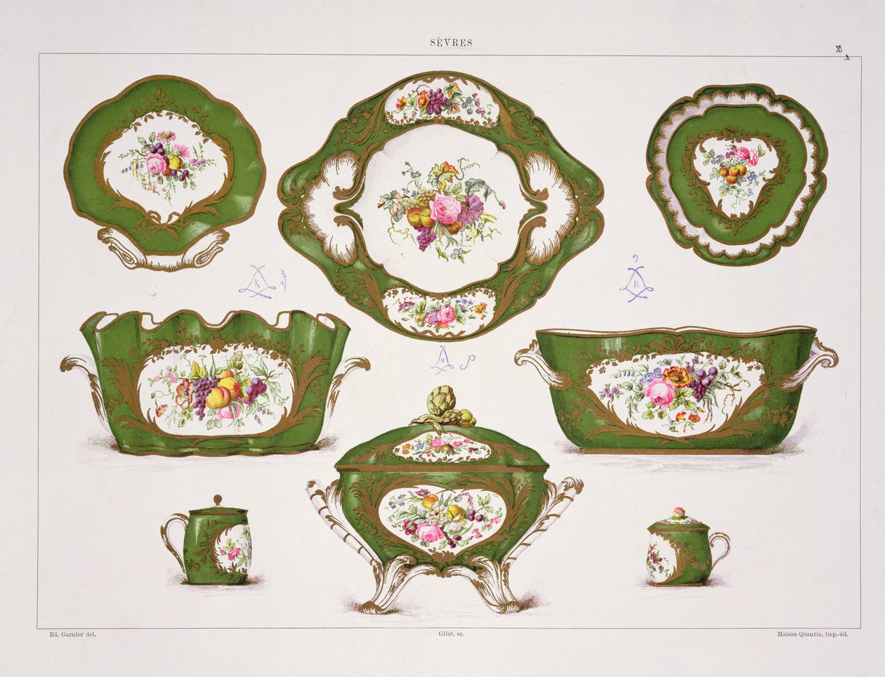 Sèvres-Dinner-Service von French School