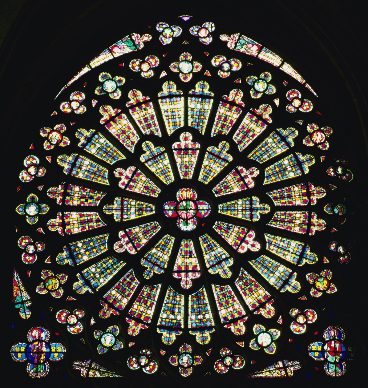 Südrosette, ca. 1320 von French School