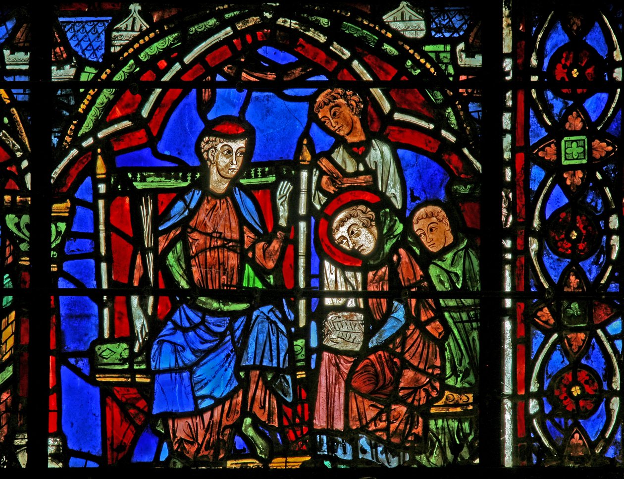 St. Cheron Fenster: Lernt lesen von French School