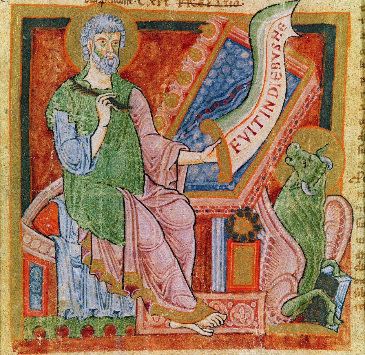 St. Lukas der Evangelist, 1120 von French School