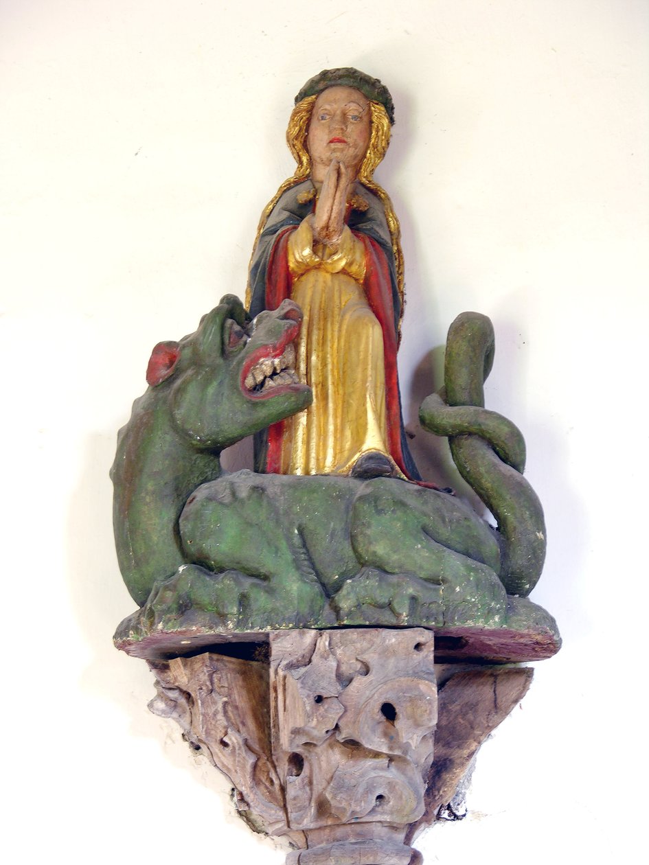 Die heilige Margareta von Antiochia von French School