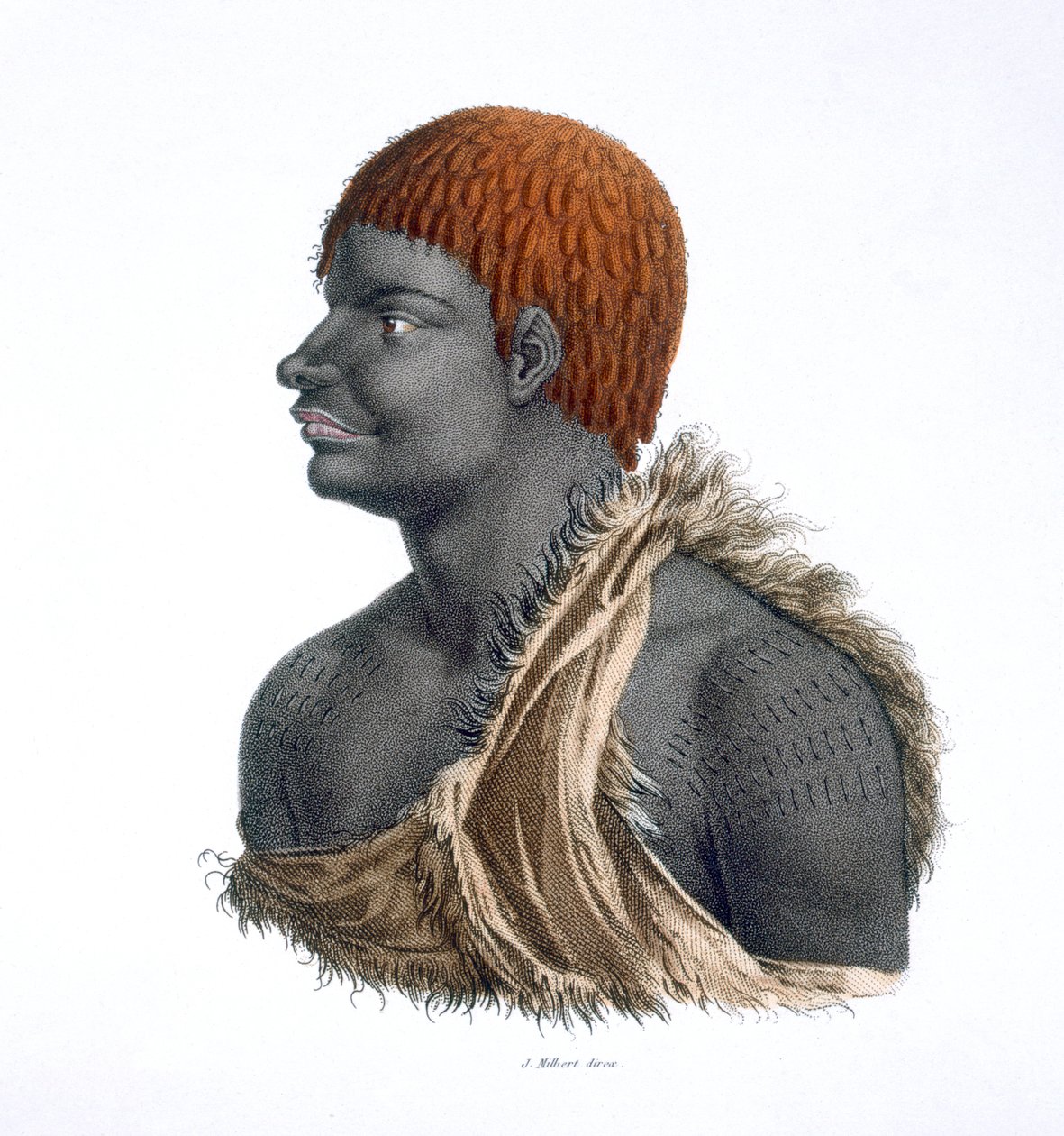Tasmanischer Aborigine, 1812 von French School