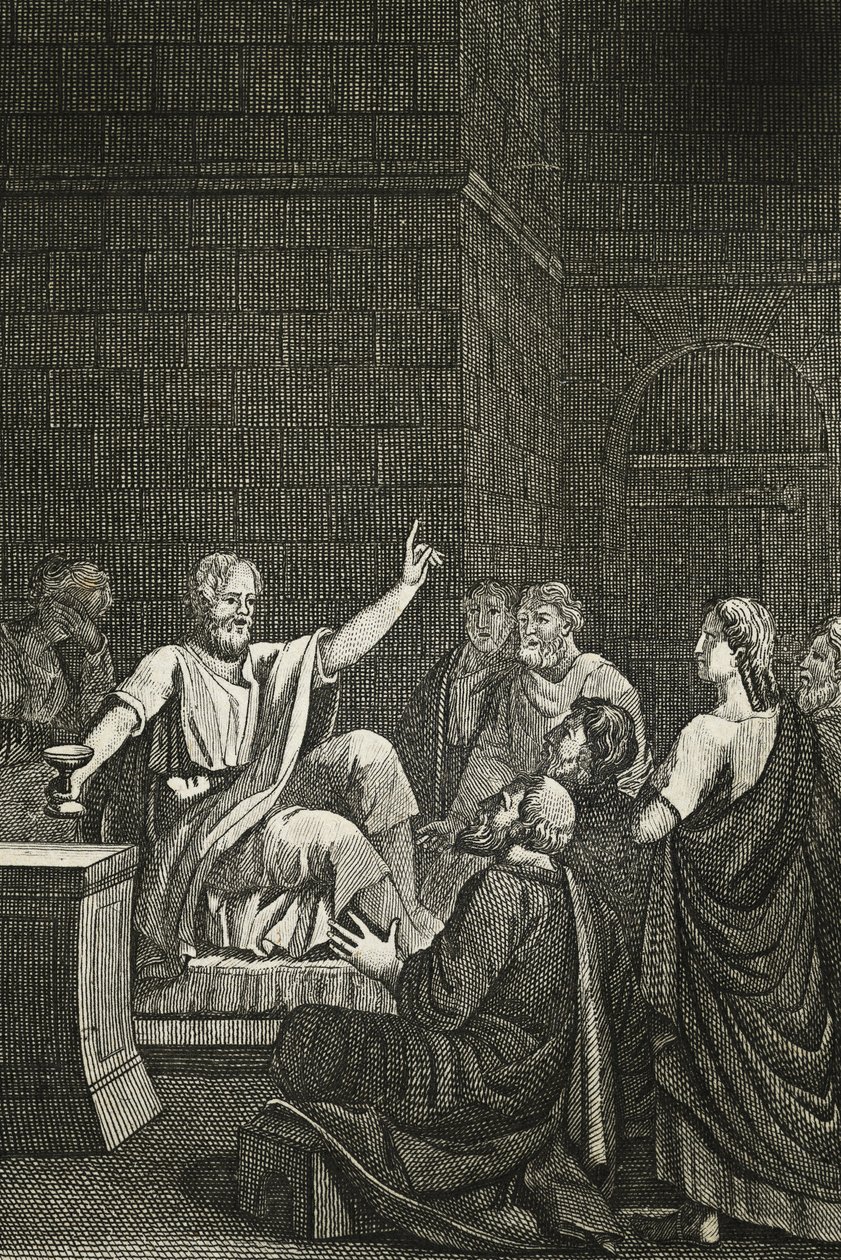 Die letzten Momente des Sokrates von French School