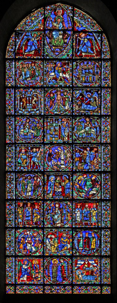 Das Leben Christi Fenster von French School