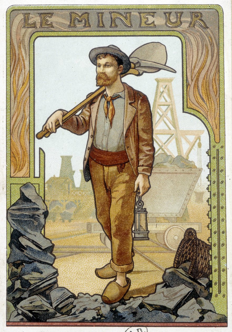 Der Minderjährige - Chromolithographie von French School