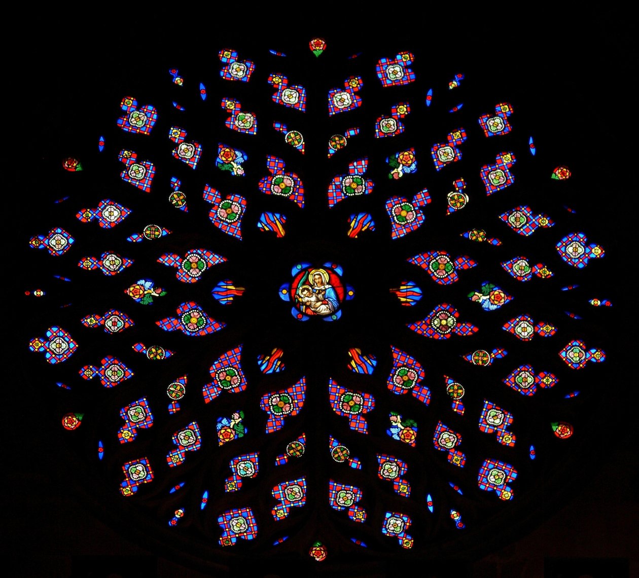 Das Rosenfenster von French School