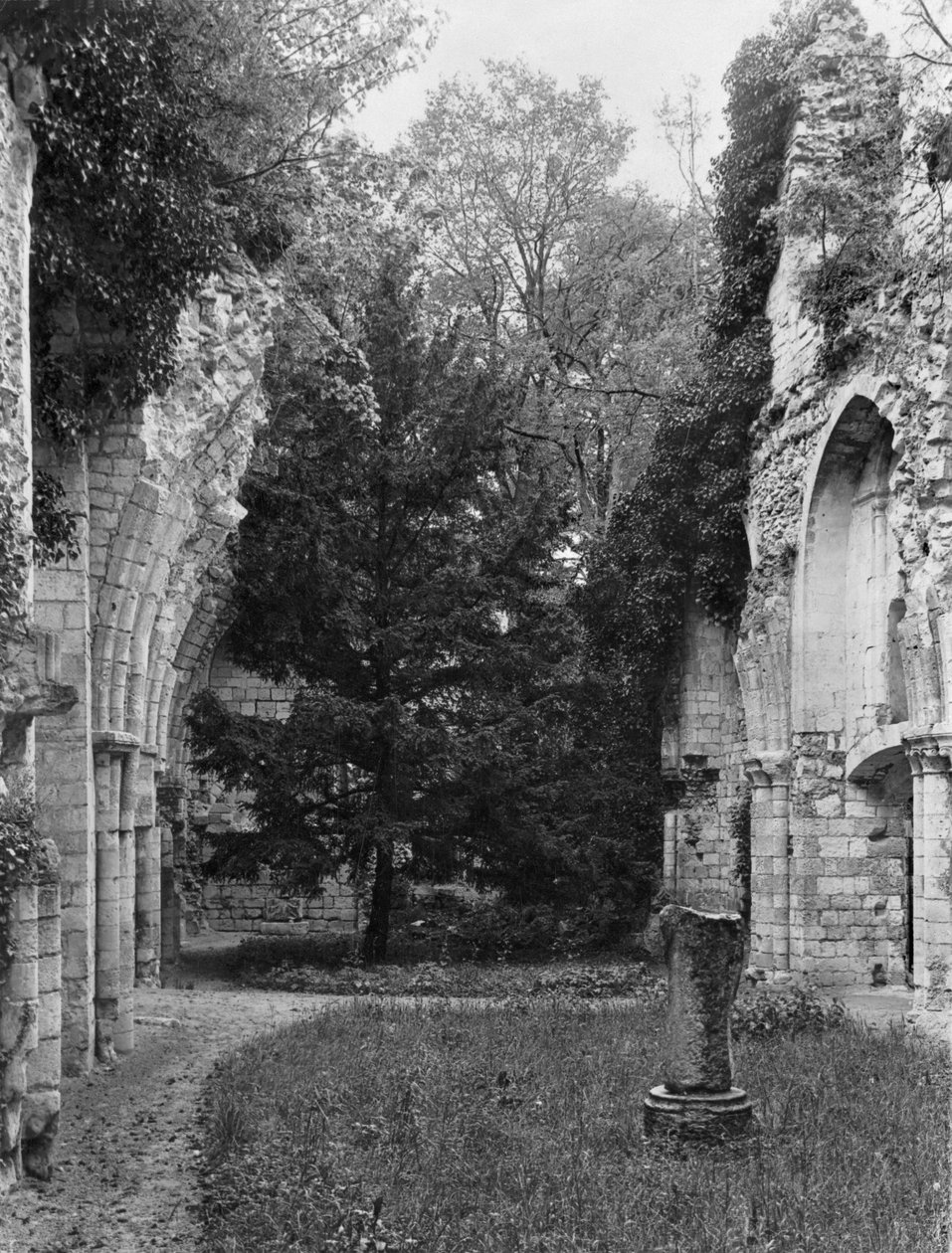 Ansicht der Kirche, ca. 1052-67 von French School