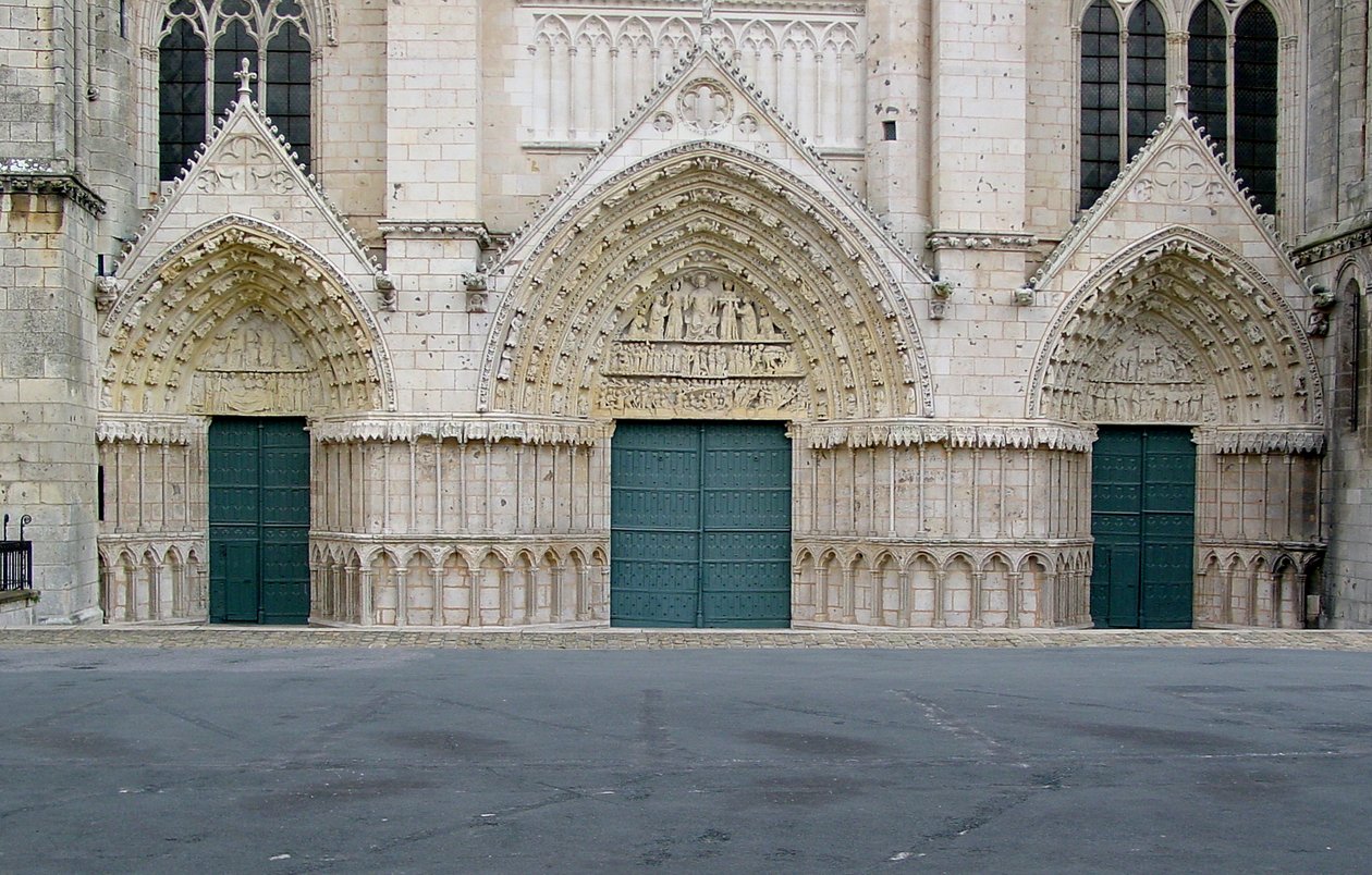 Ansicht der Westfassade von French School