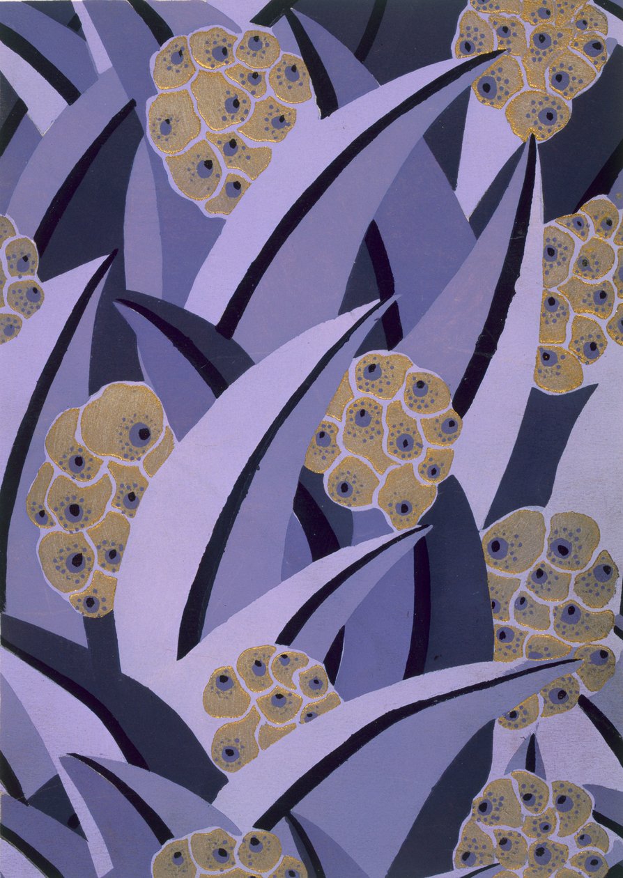 Tapetendesign von Maison Gaillard, veröffentlicht 1930 von French School