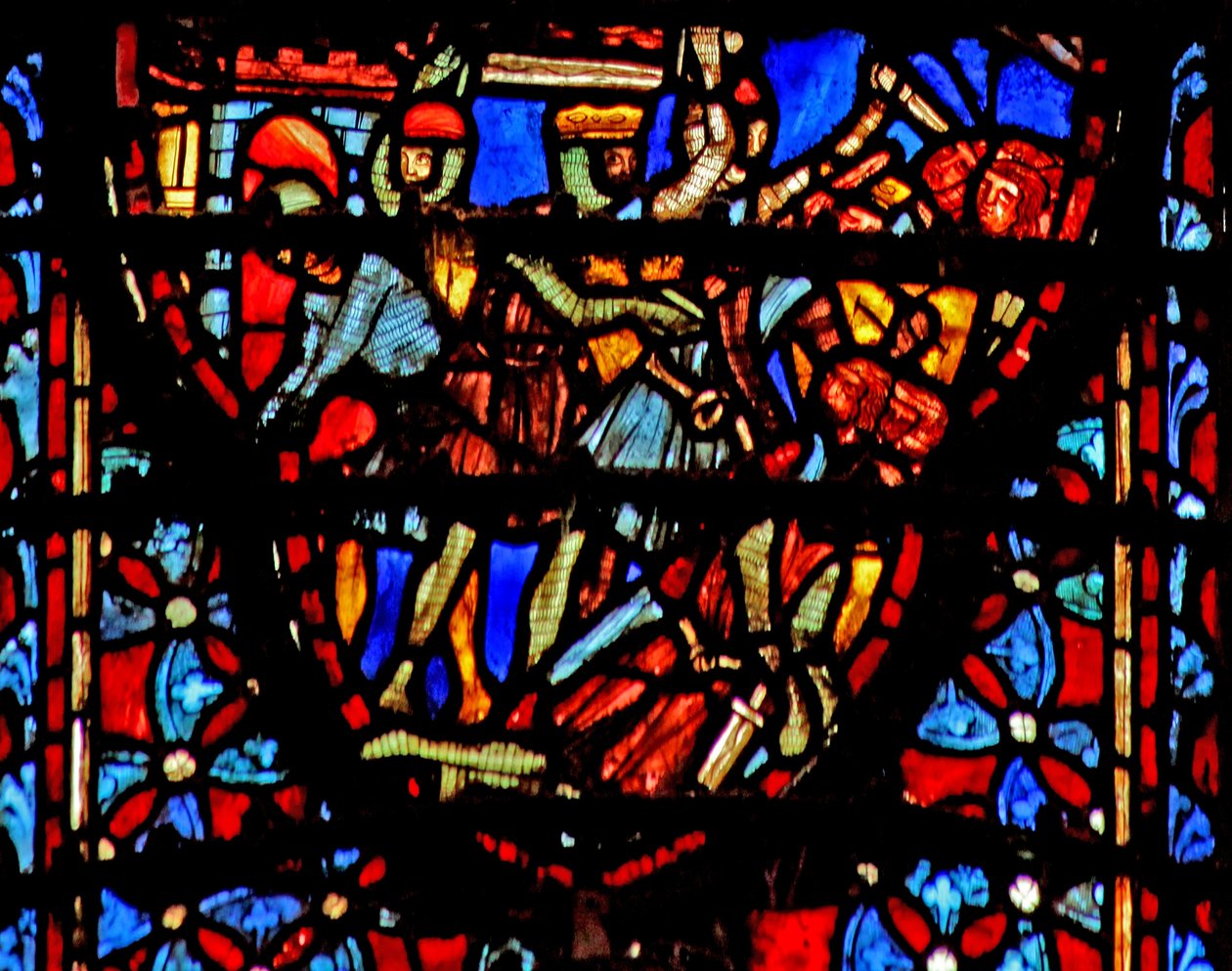 Eroberung einer Stadt. Josua XI von French School