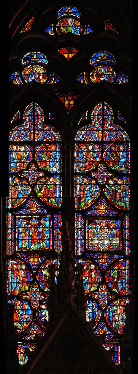 Fenster w8 Szenen aus der Passion von French School