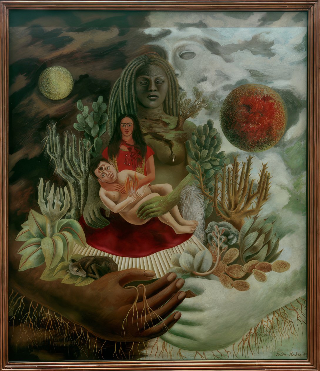 Die Liebesumarmung des Universums von Frida Kahlo