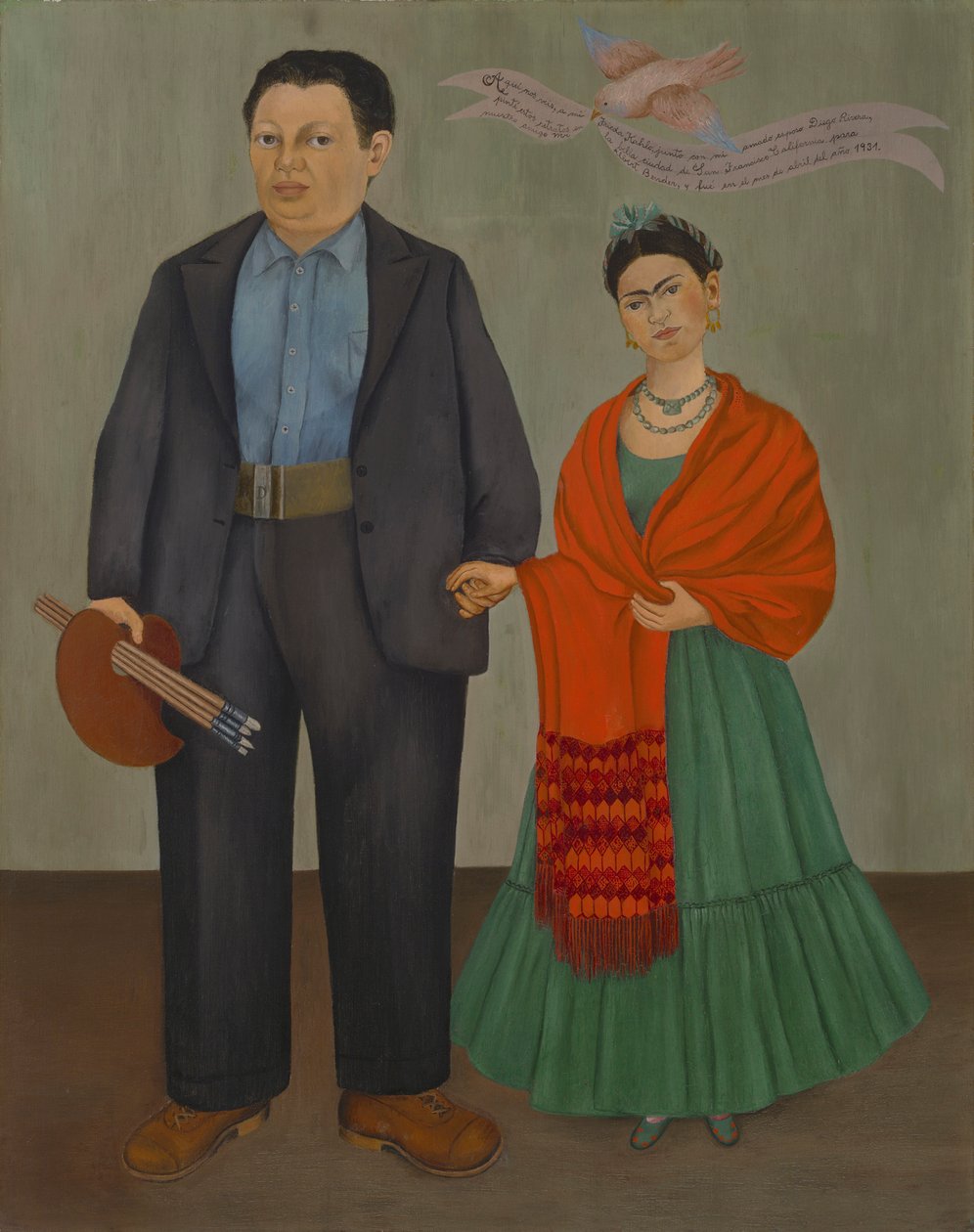 Frieda und Diego Rivera von Frida Kahlo