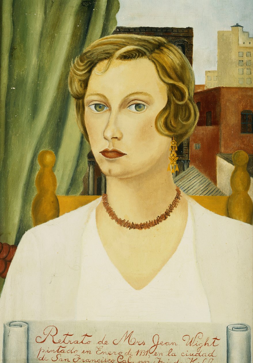 Porträt von Frau von Frida Kahlo