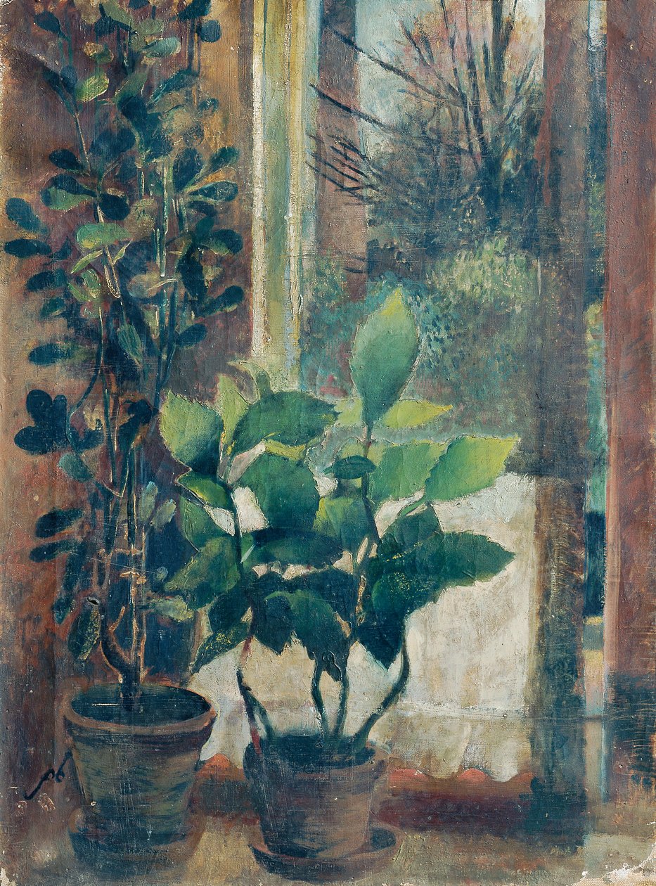 Fenster mit Blumen von Friedl Dicker Brandeis