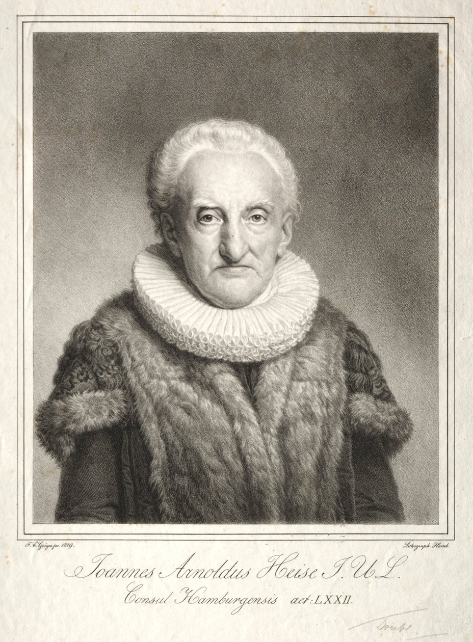 Johann Arnold Heise, 1819 von Friedrich Carl Groger
